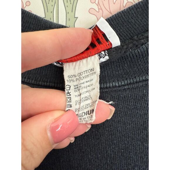 90's vintage faded black bloomie's sweatshirt MEDIUM bloomingdale's - Picture 6 of 7